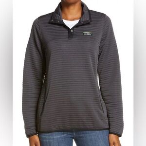 LL Bean Airlight Knit Pullover Women's Plus 2X alloy gray heather